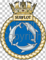 Coat of arms (crest) of the Submarine Flotilla, Royal Navy