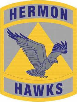 Coat of arms (crest) of Hermon High School Junior Reserve Officers Training Corps, US Army