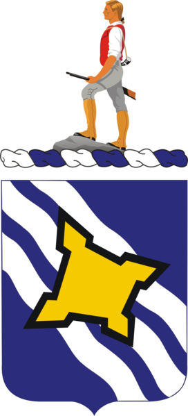 Coat of arms (crest) of the 390th (Infantry) Regiment, US Army
