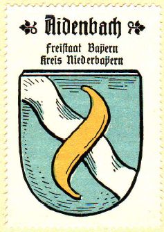 Wappen von Aidenbach/Coat of arms (crest) of Aidenbach