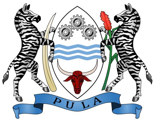 Coat of arms (crest) of National Arms of Botswana