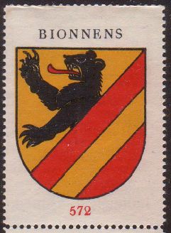 Wappen von/Blason de Bionnens