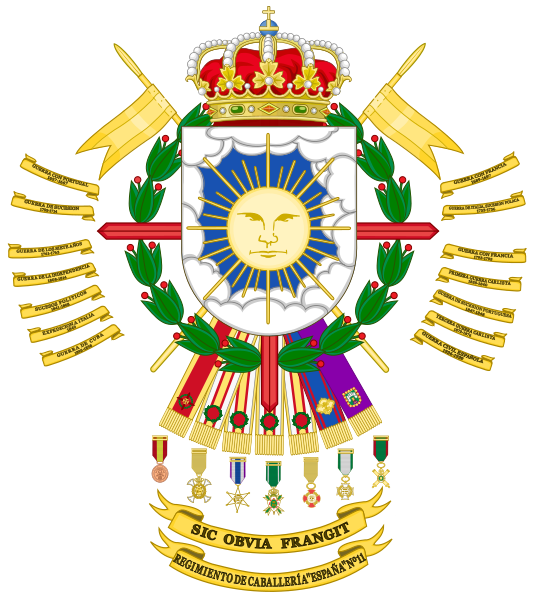 File:Cavalry Regiment España No 11, Spanish Army.png