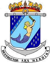Blason de Destroyer ARA Heroína (D-12), Argentine Navy/Arms (crest) of Destroyer ARA Heroína (D-12), Argentine Navy