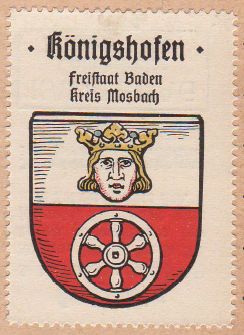 Wappen von Königshofen/Coat of arms (crest) of Königshofen