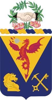 Coat of arms (crest) of the 206th Chemical Battalion, Kentucky Army National Guard