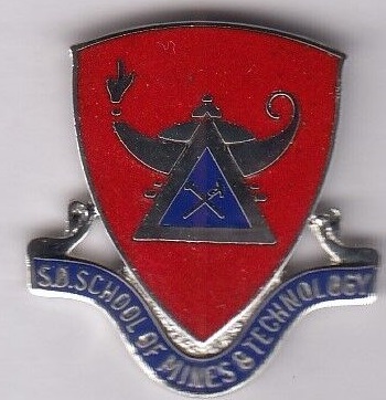 Coat of arms (crest) of the South Dakota School of Mines and Technology Reserve Officer Training Corps, US Army