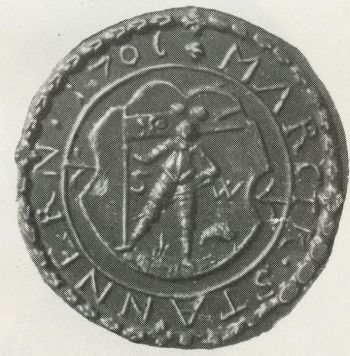 Seal (pečeť) of Stonařov
