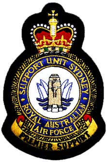 Coat of arms (crest) of the Support Unit Sydney, Royal Australian Air Force