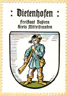 Wappen von Dietenhofen/Coat of arms (crest) of Dietenhofen