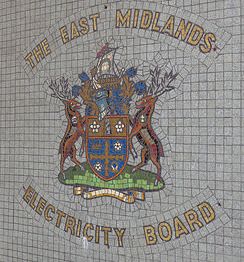 Arms of East Midlands Electricity Board
