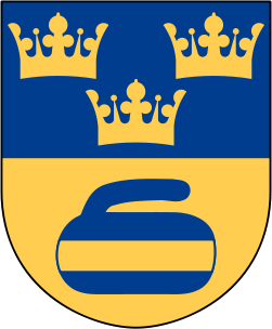 Coat of arms (crest) of Swedish Curling Society