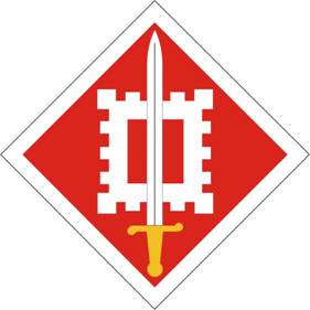 Coat of arms (crest) of 18th Engineer Brigade, US Army