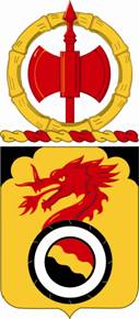 Coat of arms (crest) of 7th Transportation Battalion, US Army
