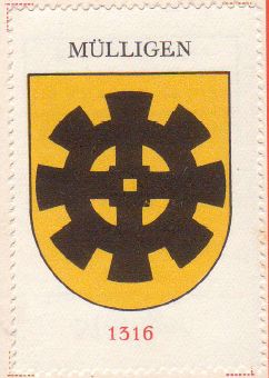 Wappen von/Blason de Mülligen (Aargau)