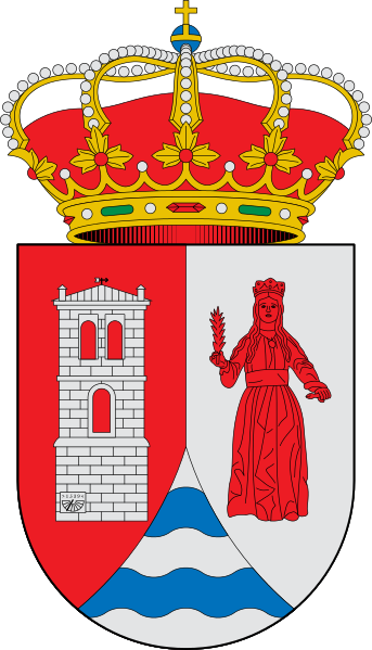 Escudo de Santa Cristina de Valmadrigal/Arms (crest) of Santa Cristina de Valmadrigal