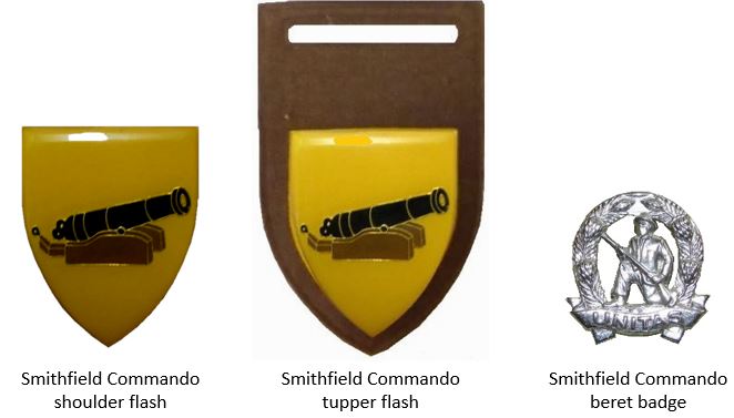 Coat of arms (crest) of the Smithfield Commando, South African Army