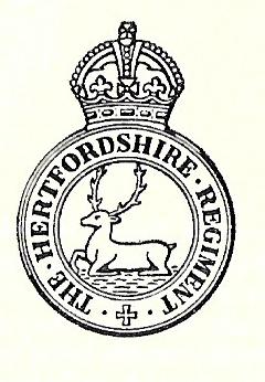 Coat of arms (crest) of the The Hertfordshire Regiment, British Army