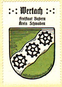 Wappen von Wertach