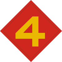 Coat of arms (crest) of the Headquarters Battalion 4th Marine Division, USMC