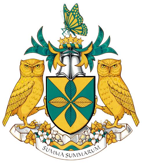Arms of Elmwood school