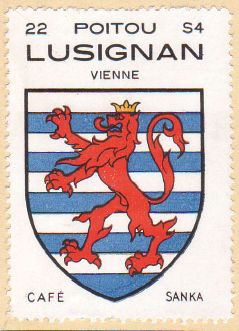 Blason de Lusignan (Vienne)