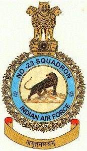 Coat of arms (crest) of the No 23 Squadron, Indian Air Force