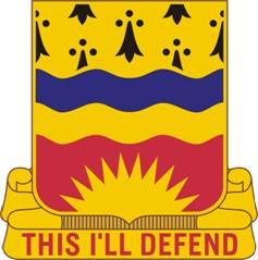 Coat of arms (crest) of 142nd Engineer Battalion, North Dakota Army National Guard