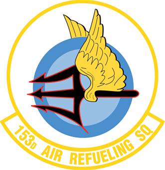Coat of arms (crest) of the 153rd Air Refueling Squadron, Mississippi Air National Guard