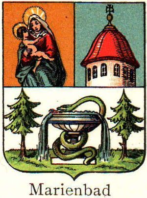 Coat of arms (crest) of Mariánské Lázně