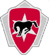 Coat of arms (crest) of 6th Cavalry Brigade, US Army