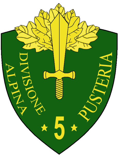 File:5th Alpine Division Val Pusteria, Italian Army.png