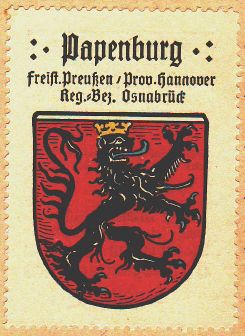 Wappen von Papenburg/Coat of arms (crest) of Papenburg