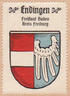 Wappen von Endingen (am Kaiserstuhl)/Coat of arms (crest) of Endingen (am Kaiserstuhl)