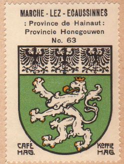 Wapen van/Blason de Marche-lez-Ecaussinnes