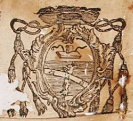 Arms (crest) of Giuseppe Bartolomeo Menocchio