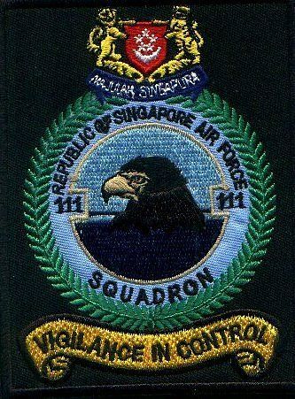 Arms (crest) of No 111 Squadron, Republic of Singapore Air Force