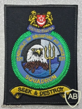 Coat of arms (crest) of the No 121 Squadron, Republic of Singapore Air Force