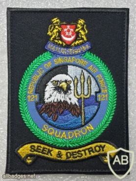 Coat of arms (crest) of No 121 Squadron, Republic of Singapore Air Force