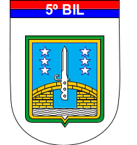 Coat of arms (crest) of the 5th Light Infantry Battalion, Brazilian Army