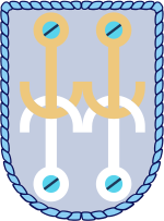 Coat of arms (crest) of the Equipment Base, Israeli Navy