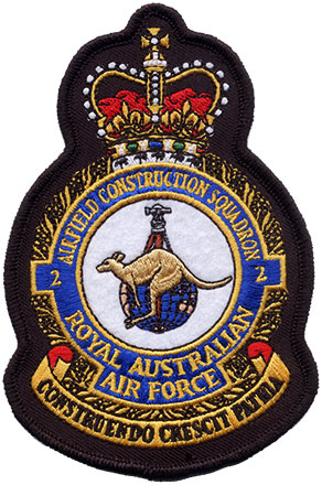 Coat of arms (crest) of the No 2 Airfield Construction Squadron, Royal Australian Air Force
