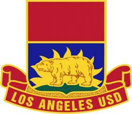 Arms of Theodore Roosevelt High School, Los Angeles Unified School District, Junior Reserve Officer Training Corps, US Army