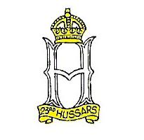 Coat of arms (crest) of the 23rd Hussars, British Army