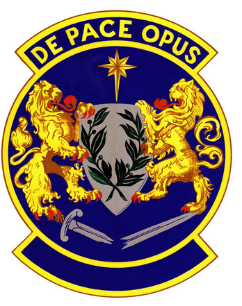 Coat of arms (crest) of the 843rd Missile Security Squadron, US Air Force