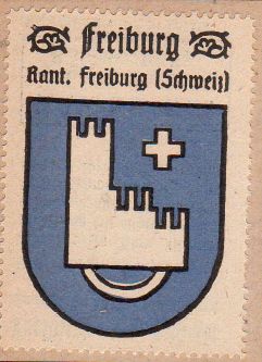 Wappen von/Blason de Fribourg (Switzerland)