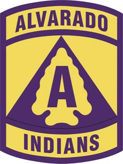 Arms of Alvarado High School Junior Reserve Officer Training Corps, US Army