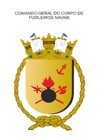 Coat of arms (crest) of the General Command of the Naval Fusiliers Corps, Brazilian Navy
