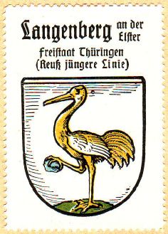 Wappen von Langenberg (Gera)/Coat of arms (crest) of Langenberg (Gera)
