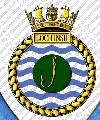 Coat of arms (crest) of the HMS Loch Insh, Royal Navy